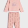 Pijama din două piese Disney - roz-pastel