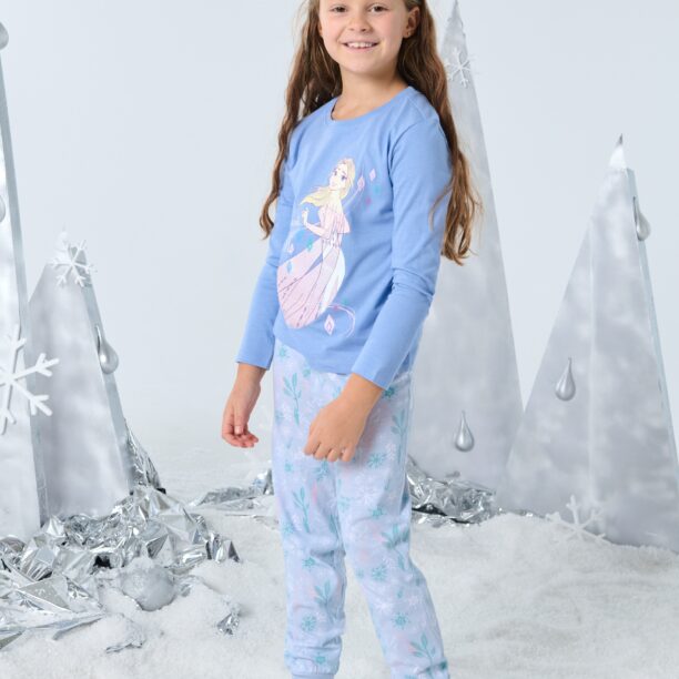 Pijama din două piese Frozen - light blue preţ