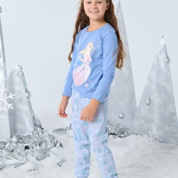 Pijama din două piese Frozen - light blue