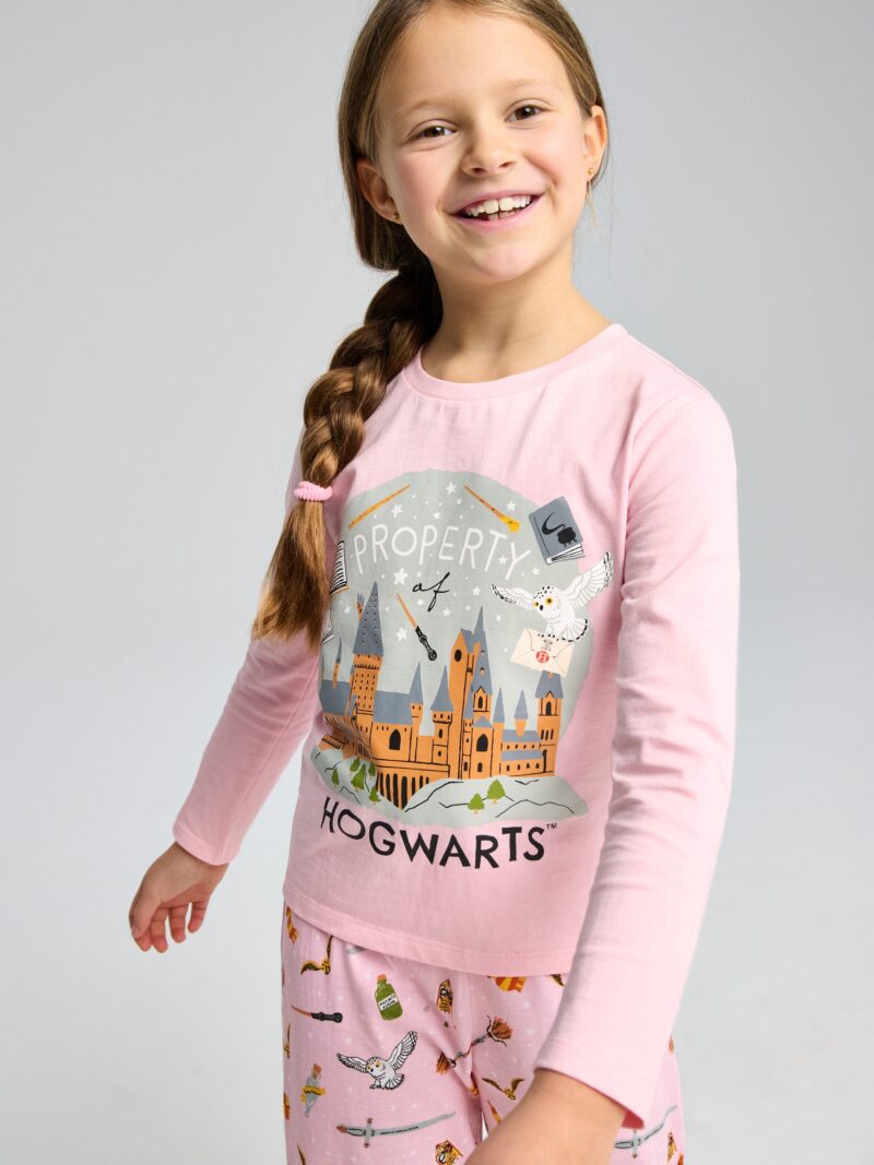 Pijama din două piese Harry Potter - roz-pastel preţ