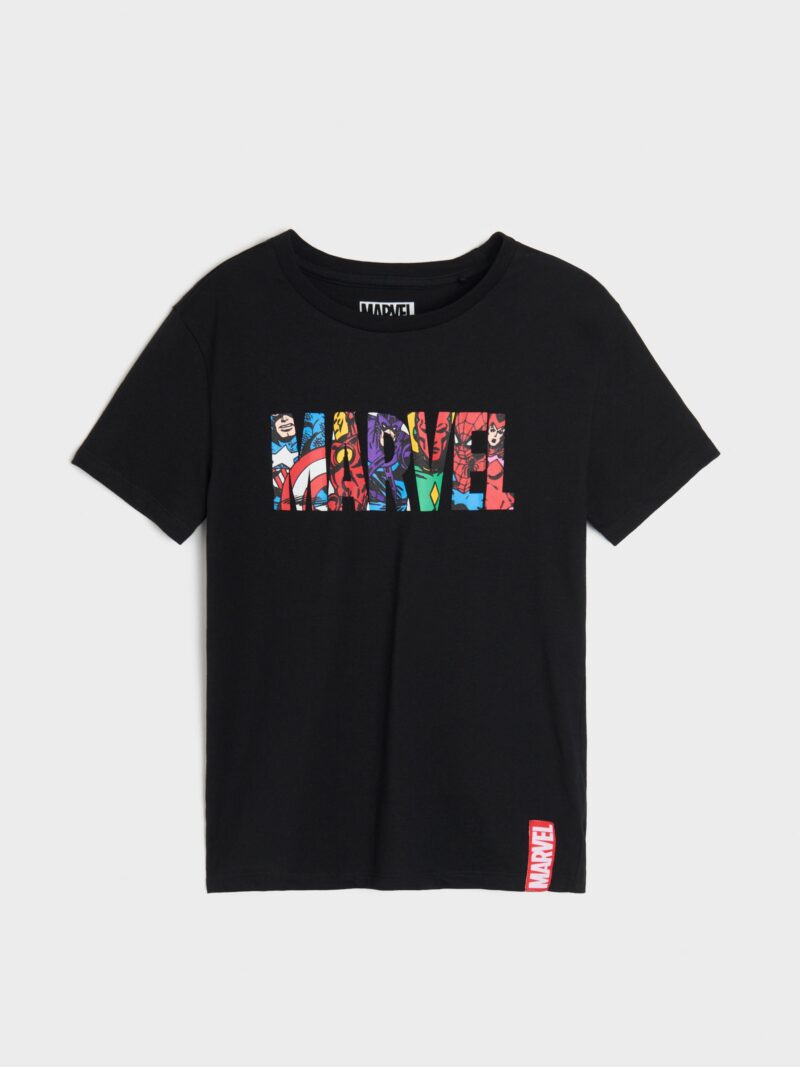 Original Pijama din două piese Marvel - negru