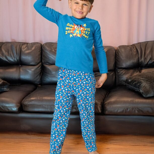 Pijama din două piese Mickey Mouse - albastru preţ