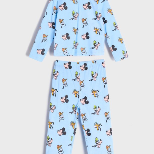 Pijama din două piese Mickey Mouse - albastru-pal preţ