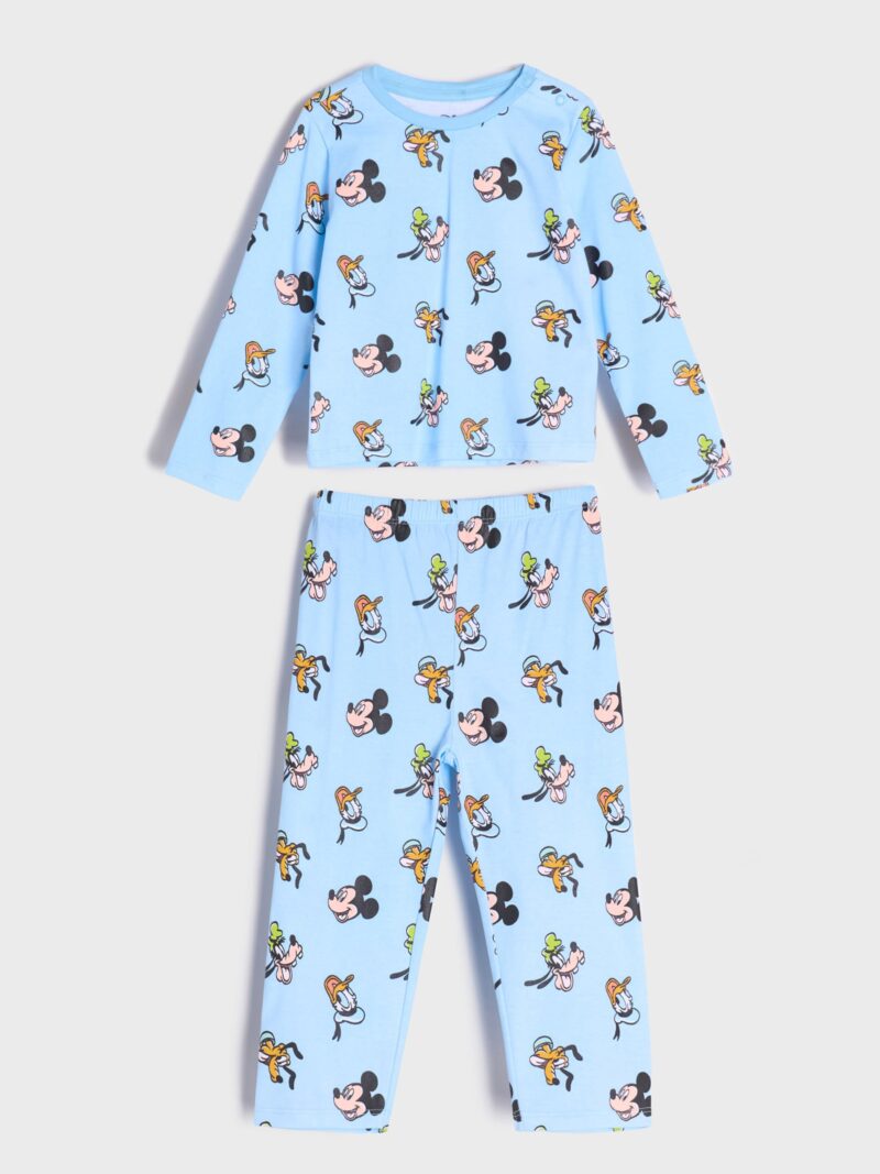 Pijama din două piese Mickey Mouse - albastru-pal preţ