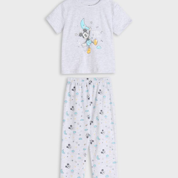 Pijama din două piese Mickey Mouse - gri deschis preţ