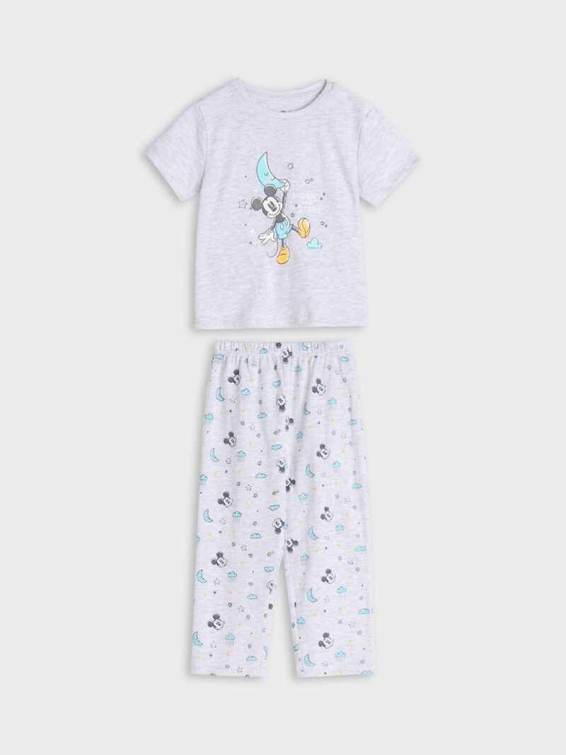 Pijama din două piese Mickey Mouse - gri deschis preţ