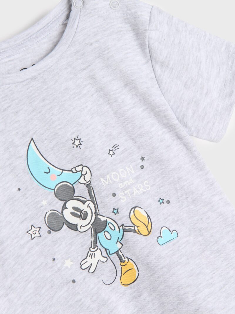 Original Pijama din două piese Mickey Mouse - gri deschis