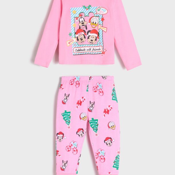 Pijama din două piese Mickey Mouse - roz preţ