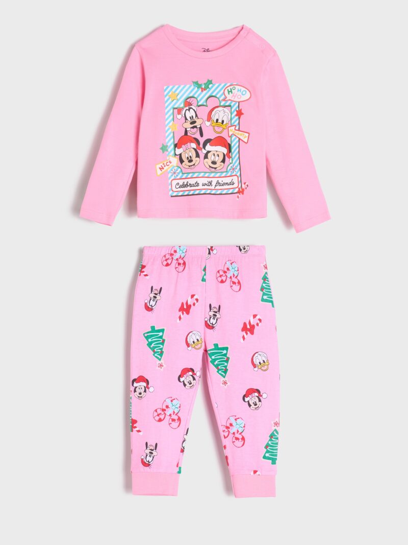 Pijama din două piese Mickey Mouse - roz preţ