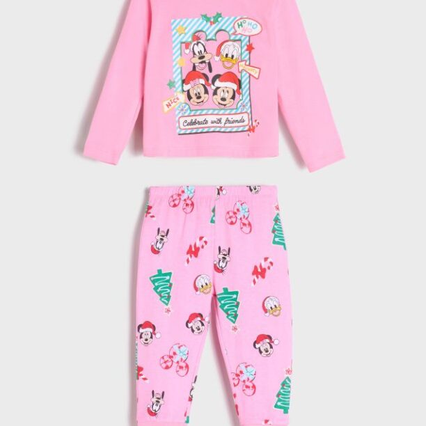 Pijama din două piese Mickey Mouse - roz