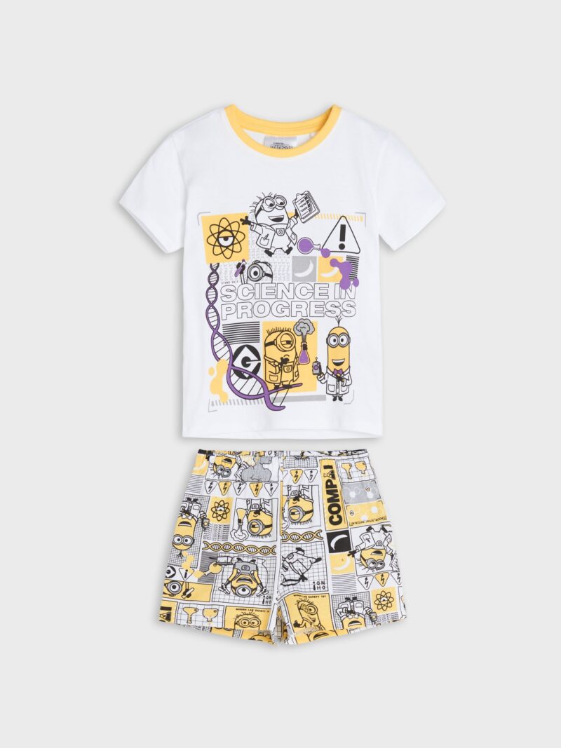 Cumpăra Pijama din două piese Minions - alb