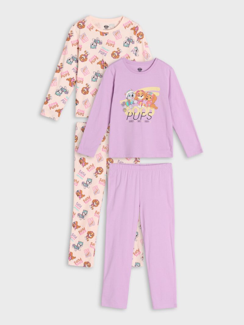 Pijama din două piese PAW Patrol 2 pack - crem preţ