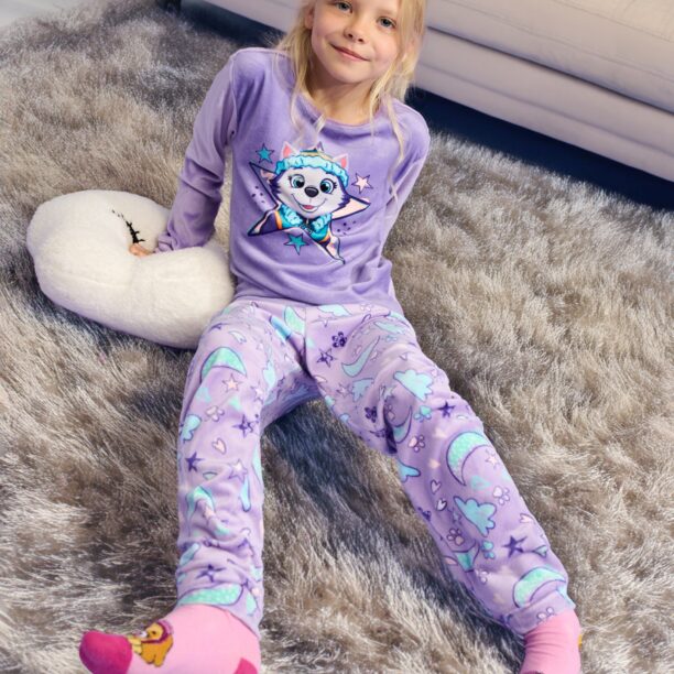 Pijama din două piese PAW Patrol - lavand preţ