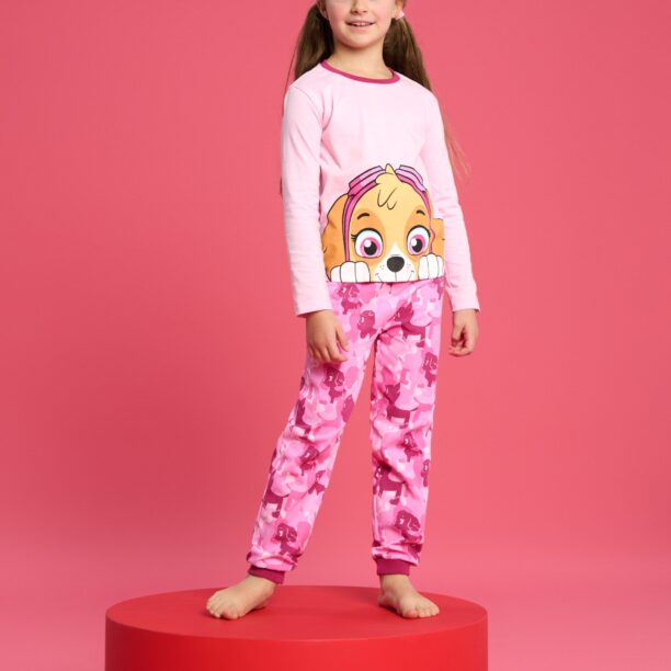 Pijama din două piese PAW Patrol - roz-pastel preţ