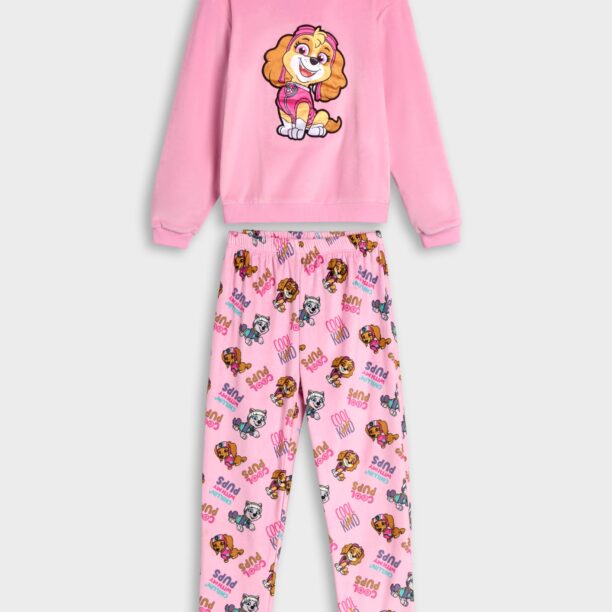 Pijama din două piese PAW Patrol - roz-pastel preţ