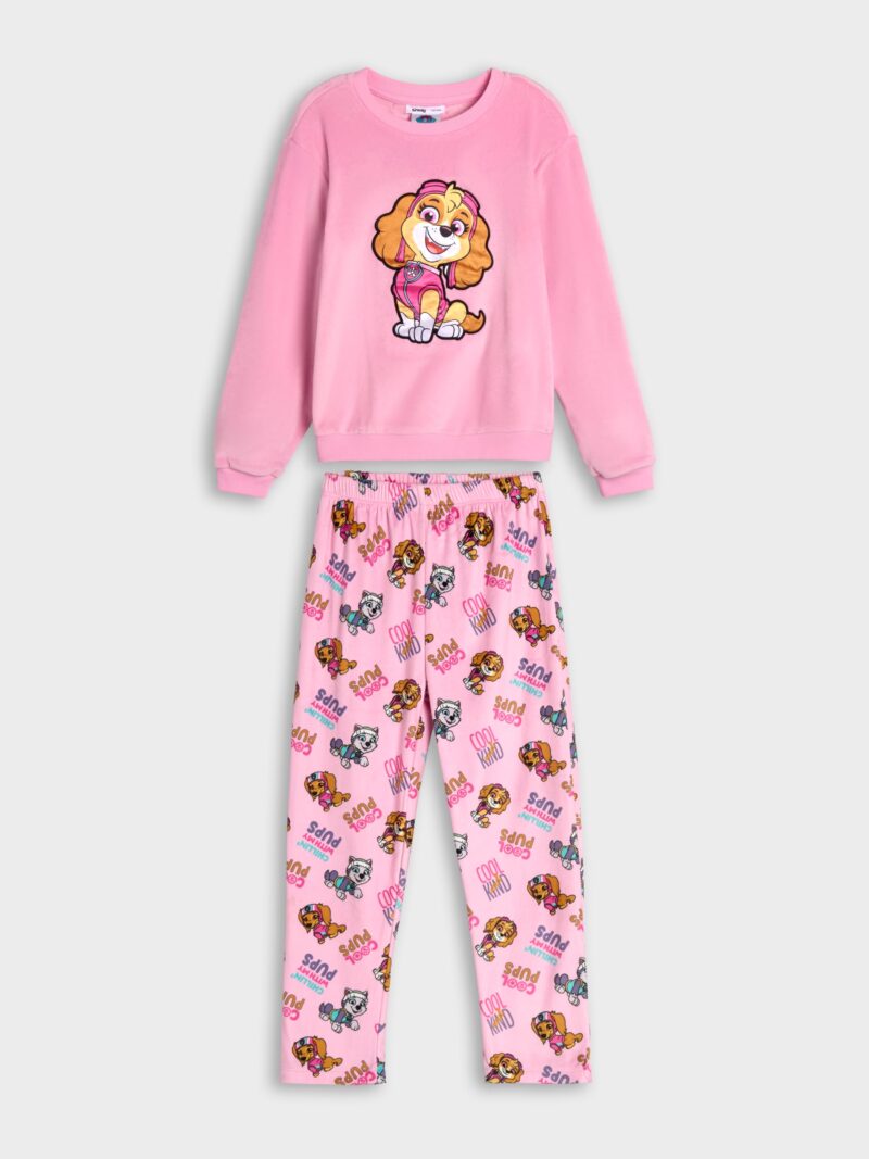 Pijama din două piese PAW Patrol - roz-pastel preţ