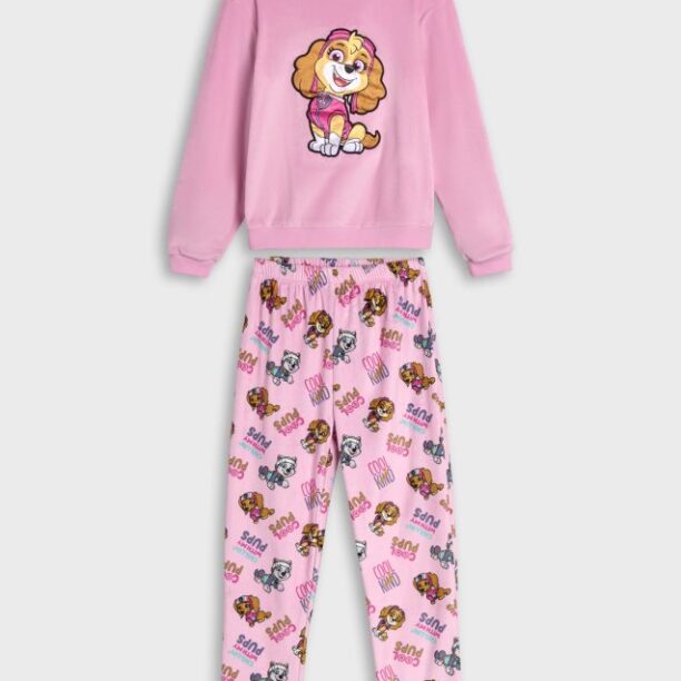 Pijama din două piese PAW Patrol - roz-pastel