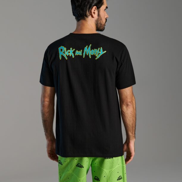 Preţ Pijama din două piese Rick and Morty - negru