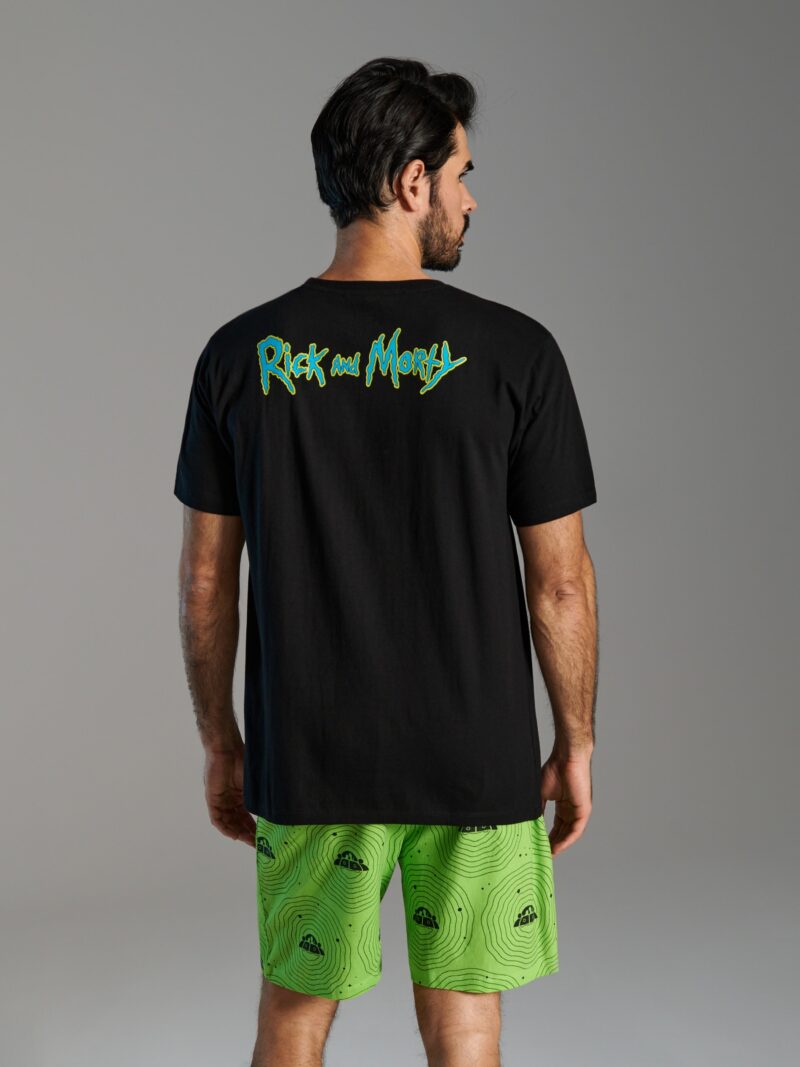 Preţ Pijama din două piese Rick and Morty - negru