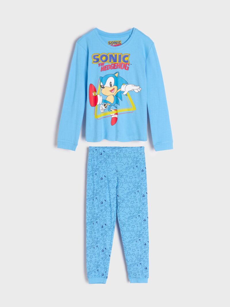 Preţ Pijama din două piese SONIC THE HEDGEHOG - light blue