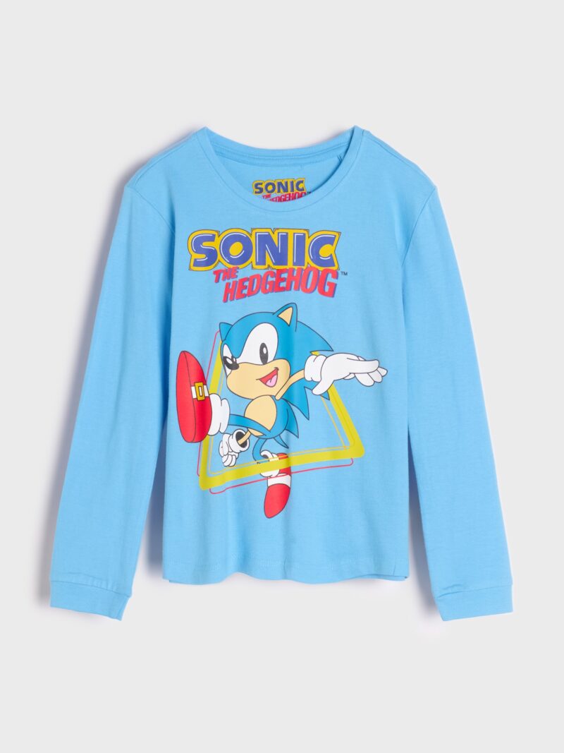 Original Pijama din două piese SONIC THE HEDGEHOG - light blue