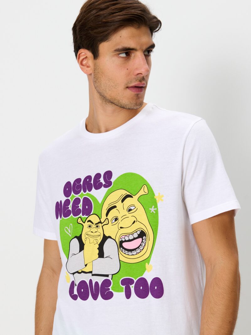 Preţ Pijama din două piese Shrek - alb