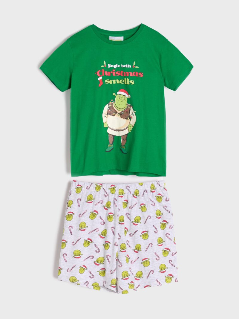 Preţ Pijama din două piese Shrek - verde