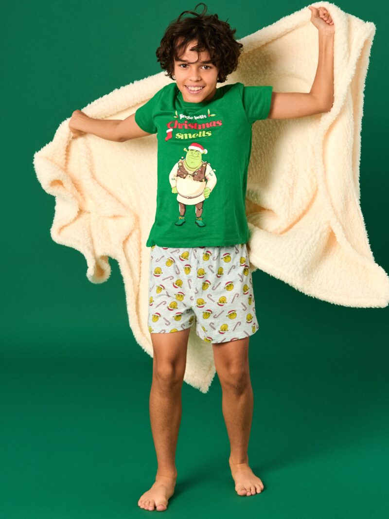 Original Pijama din două piese Shrek - verde