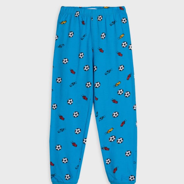 Original Pijama din două piese - albastru