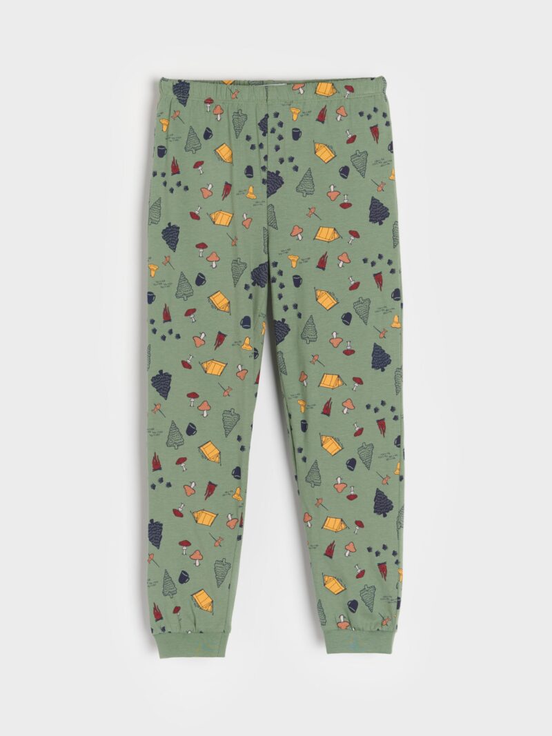 Original Pijama din două piese - kaki