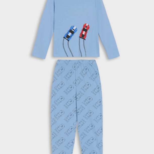 Pijama din două piese - light blue preţ