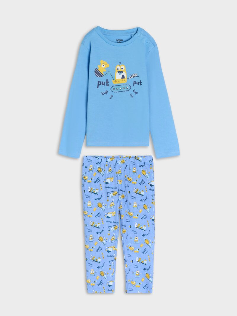 Pijama din două piese - light blue preţ