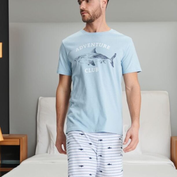 Pijama din două piese - light blue