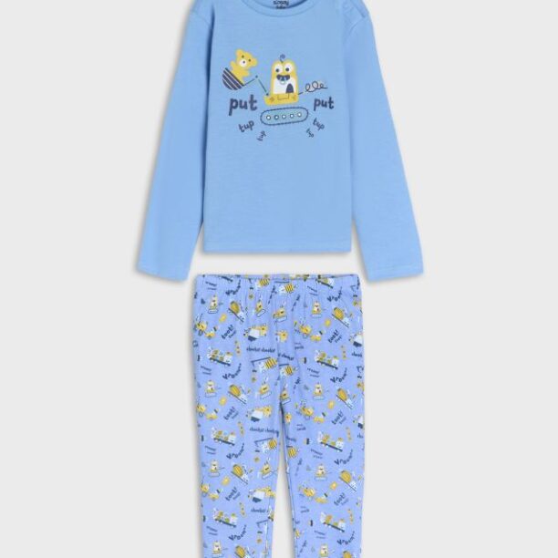 Pijama din două piese - light blue