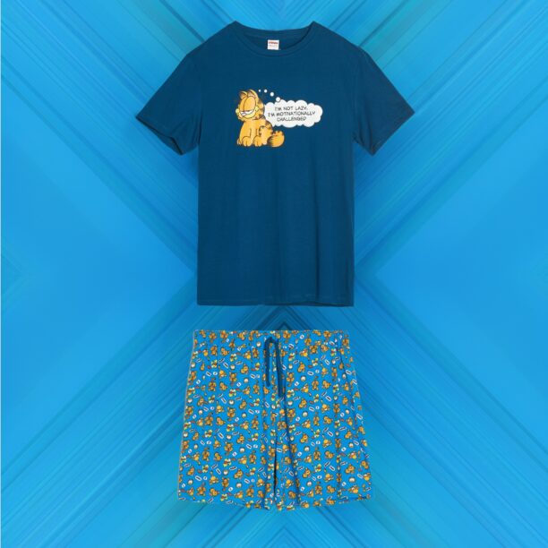 Cumpăra Pijama pentru barbati Garfield - bleumarin