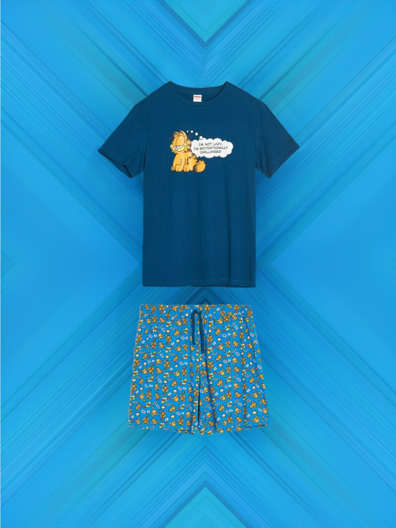 Cumpăra Pijama pentru barbati Garfield - bleumarin