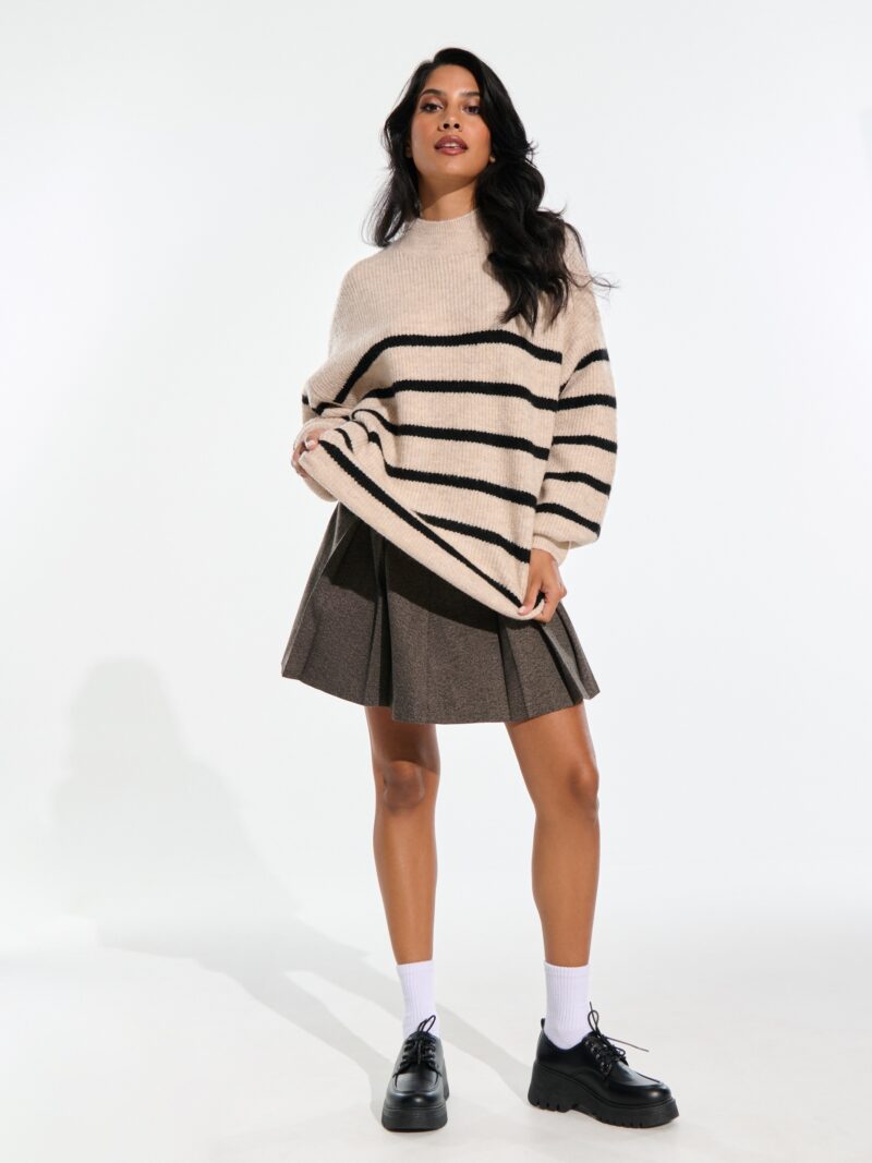 Original Pulover oversized - nude