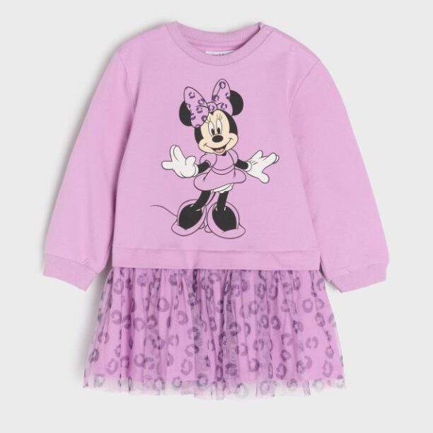 Rochie Minnie Mouse - violet-orhidee