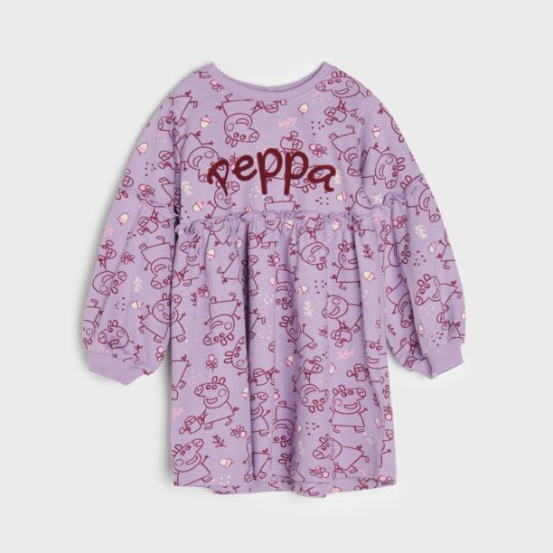 Rochie Peppa Pig - albastru-violet preţ