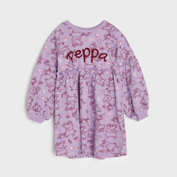 Rochie Peppa Pig - albastru-violet