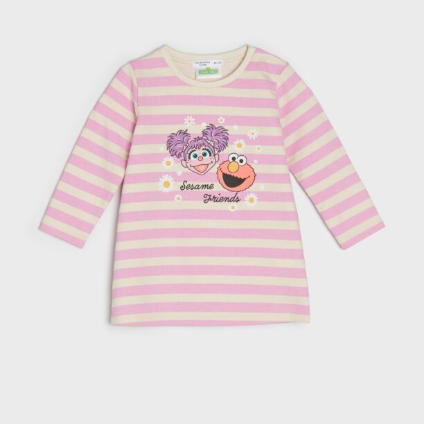 Rochie Sesame Street - crem preţ