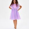 Rochie din tul - multicolor