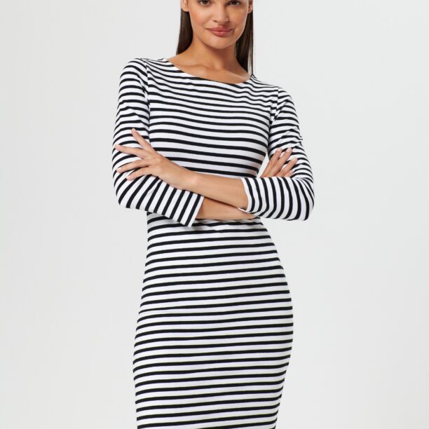 Rochie mini din jerseu - multicolor preţ