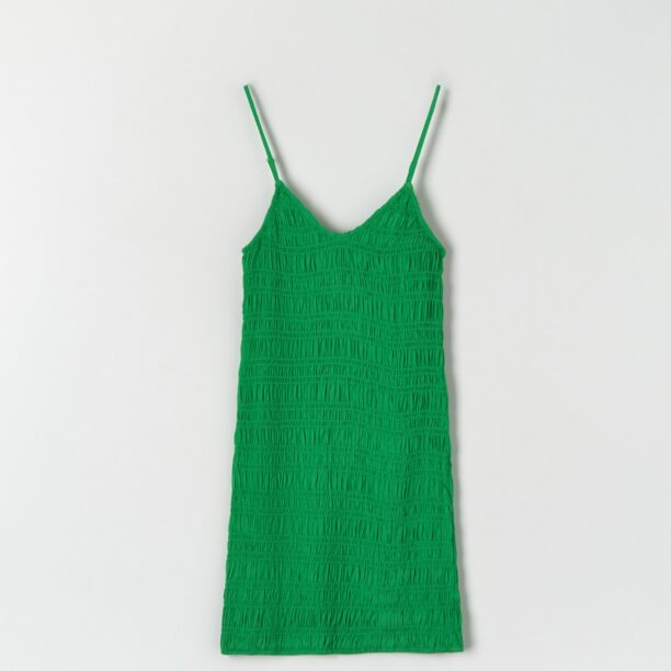 Original Rochie mini - verde-maroniu