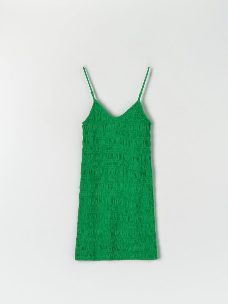 Original Rochie mini - verde-maroniu