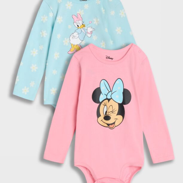 Set de 2 body-uri Minnie Mouse - light blue preţ