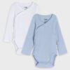 Set de 2 body-uri - light blue