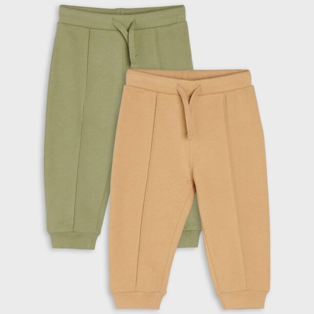 Set de 2 pantaloni jogger - verde-prăfuit preţ