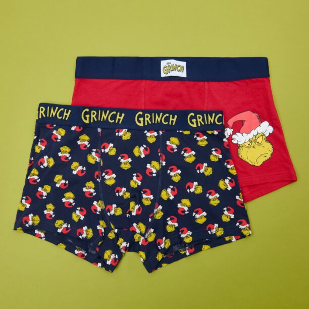 Cumpăra Set de 2 perechi de boxeri Grinch - multicolor