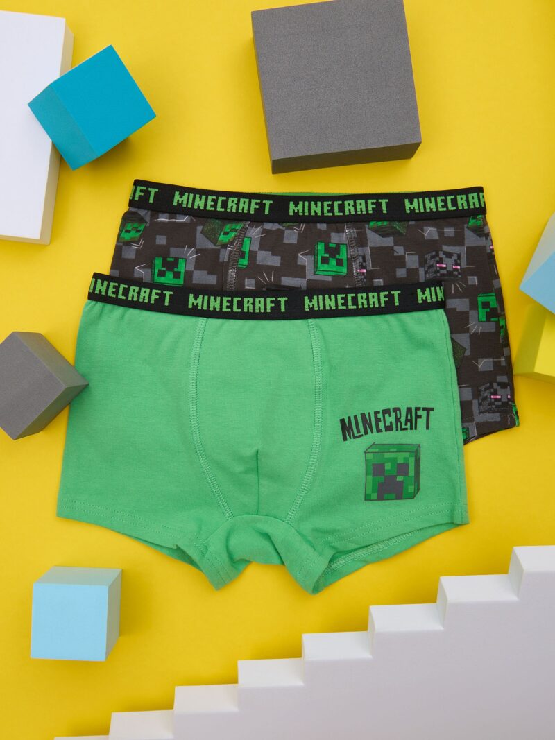 Set de 2 perechi de boxeri Minecraft - multicolor preţ